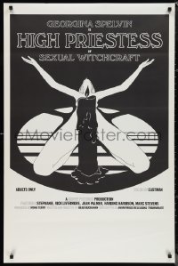 1c1186 HIGH PRIESTESS OF SEXUAL WITCHCRAFT 1sh 1973 Georgina Spelvin, sexy art of woman w/candle!