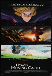 1c1194 HOWL'S MOVING CASTLE DS 1sh 2005 Hayao Miyazaki Japanese anime, Studio Ghibli, different!