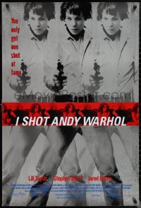 1c1196 I SHOT ANDY WARHOL 1sh 1996 cool multiple images of Lili Taylor pointing gun!