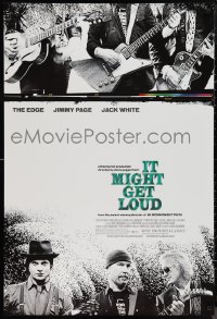 1c1215 IT MIGHT GET LOUD 1sh 2008 guitarist greats Jimmy Page, The Edge & Jack White!