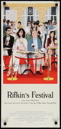 1c0377 RIFKIN'S FESTIVAL Italian locandina 2021 Woody Allen, Labanda art of Wallace Shawn & cast!