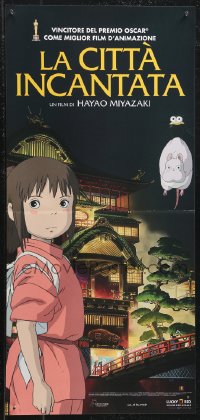 1c0380 SPIRITED AWAY Italian locandina R2014 Miyazaki's classic anime Sen to Chihiro no kamikakushi!