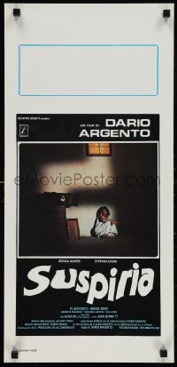 1c0381 SUSPIRIA Italian locandina 1977 classic Dario Argento giallo horror, Harper, white title!