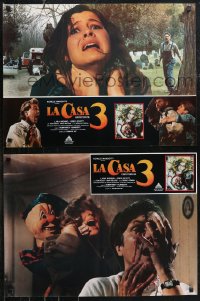 1c0394 GHOSTHOUSE set of 6 Italian 19x25 pbustas 1988 Lenzi's La casa 3, different horror images!