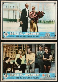 1c0414 BARKLEYS OF BROADWAY set of 6 Italian 13x19 pbustas 1950 Fred Astaire & Rogers in New York!