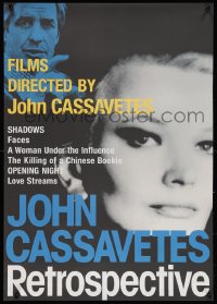 1c0849 JOHN CASSAVETES RETROSPECTIVE Japanese 1990s cool image of Gena Rowlands & director!