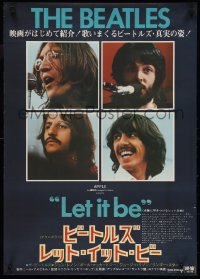 1c0860 LET IT BE Japanese 1970 Beatles, John Lennon, Paul McCartney, Ringo Starr, George Harrison!