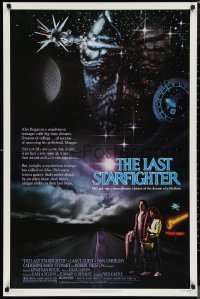 1c1251 LAST STARFIGHTER 1sh 1984 Lance Guest, great sci-fi art by Charles de Mar!