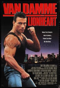 1c1265 LIONHEART DS 1sh 1991 Jean-Claude Van Damme, there can only be one king!