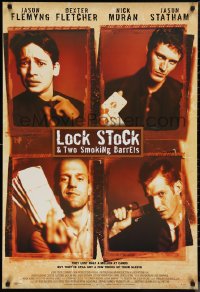 1c1270 LOCK, STOCK & TWO SMOKING BARRELS int'l 1sh 1998 Guy Ritchie English crime comedy, great art!
