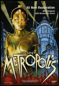 1c1295 METROPOLIS DS 1sh R2002 Brigitte Helm as the gynoid Maria, The Machine Man!