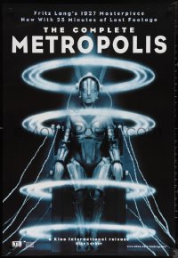 1c1296 METROPOLIS 1sh R2010 Fritz Lang, classic robot art from the first German release!