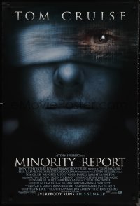 1c1298 MINORITY REPORT advance DS 1sh 2002 Steven Spielberg, Tom Cruise, Colin Farrell