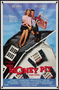 1c1301 MONEY PIT 1sh 1986 Steven Spielberg, Tom Hanks & Shelley Long are deeply in love & debt!