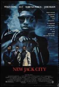1c1315 NEW JACK CITY 1sh 1991 Wesley Snipes, Ice-T, Mario Van Peebles, Judd Nelson