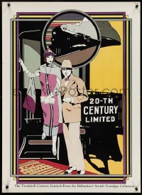 1c0187 BALLANTINE'S 20th Century limited style 21x28 special poster 1974 Great Gatsby tie-in, Nagel!