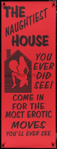 1c0192 DEUCE 18x48 special poster 2017 The Naughtiest House, actual prop poster used in series!