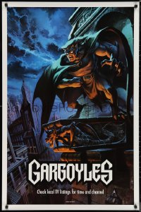 1c0092 GARGOYLES tv poster 1994 Disney, striking fantasy cartoon artwork of Goliath!