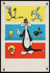 1c0201 GATTI, SORCI E FANTASIA 2-sided 13x19 Italian special poster 1960s Bugs, Sylvester, Tweety!