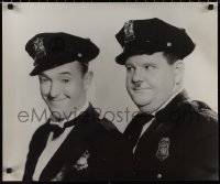1c0210 LAUREL & HARDY 20x24 special poster 1980s image of Stan & Oliver from Midnight Patrol!