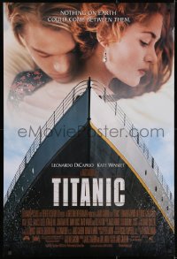 1c1457 TITANIC DS 1sh 1997 Leonardo DiCaprio, Kate Winslet, directed by James Cameron!