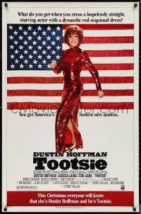1c1462 TOOTSIE advance 1sh 1982 this Christmas everyone will know she's Hoffman and he's Tootsie!