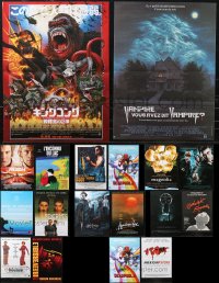 1d0949 LOT OF 20 FORMERLY FOLDED FRENCH 15x21 POSTERS 1980s-2010s a variety of cool movie images!