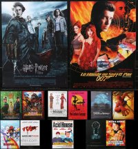 1d0951 LOT OF 17 FORMERLY FOLDED FRENCH 15x21 POSTERS 1990s-2010s a variety of cool movie images!