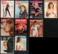1d0605 LOT OF 9 MAGAZINES 1950s-1980s filled with many great images & articles!