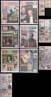 1d0596 LOT OF 27 MOVIE COLLECTOR'SWORLD 2007-09 MAGAZINES 2007-2009 vintage movie posters for sale!