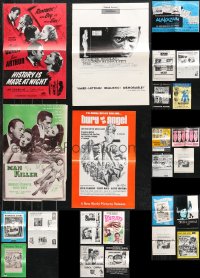 1d0539 LOT OF 27 UNCUT PRESSBOOKS 1950s-1970s advertising for a variety of different movies!