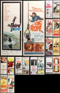 1d0878 LOT OF 18 UNFOLDED INSERTS 1960s great images from a variety of different movies!