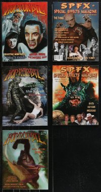 1d0620 LOT OF 5 HORROR BIZ & SPFX MOVIE MAGAZINES 2000s filled with great images & articles!