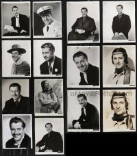 1d0698 LOT OF 14 DON AMECHE 8X10 STILLS 1930s-1940s portraits of the star in & out of costume!