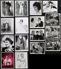 1d0731 LOT OF 17 REPRO PHOTOS 1980s great images of top Hollywood stars & classic movie scenes!