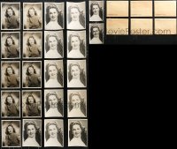 1d0756 LOT OF 22 MARGIE STEWART FAN PHOTOS 1940s first & only Official Army Poster pin-up girl!