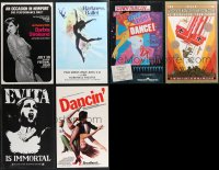 1d0072 LOT OF 6 STAGE PLAY WINDOW CARDS 1960s-1980s great images from a variety of shows!