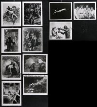 1d0734 LOT OF 11 CREATURE FROM THE BLACK LAGOON REPRO PHOTOS 1980s monster shown in most scenes!
