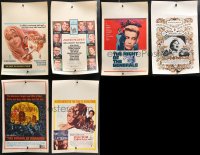 1d0071 LOT OF 6 WINDOW CARDS 1960s-1970s great images from a variety of different movies!