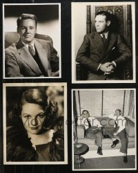 1d0437 LOT OF 4 MOSTLY 11x14 STILLS 1940s-1950s a variety of different movie star portraits!