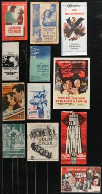 1d0516 LOT OF 12 SPANISH HERALDS 1950s-1960s great images from a variety of different movies!