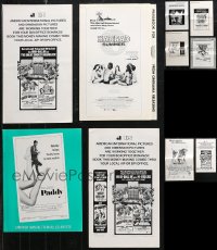 1d0547 LOT OF 22 UNCUT MOSTLY 1960S PRESSBOOKS 1960s advertising for a variety of different movies!