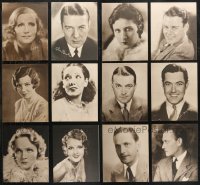 1d0431 LOT OF 26 FACSIMILE SIGNED PORTRAIT 11X14 DELUXE STILLS 1930s Garbo, Colbert, Dietrich & more!