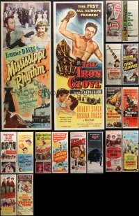 1d0881 LOT OF 18 FORMERLY FOLDED INSERTS 1940s-1970s great images from a variety of movies!