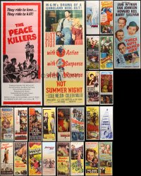1d0859 LOT OF 29 FORMERLY FOLDED INSERTS 1940s-1970s great images from a variety of movies!