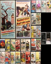 1d0860 LOT OF 28 FORMERLY FOLDED INSERTS 1940s-1980s great images from a variety of movies!