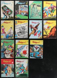 1d0740 LOT OF 13 SUPERMAN EGYPTIAN COMIC BOOKS 1970s cool art!