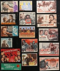 1d0724 LOT OF 16 SPANISH HERALDS 1930s-1950s great images from a variety of different movies!