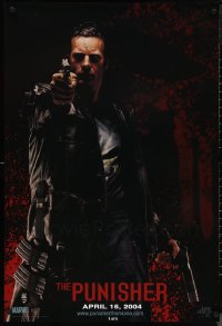 1d1113 LOT OF 21 UNFOLDED PUNISHER TEASER ONE-SHEETS 2004 c/u of Thomas Jane with two guns!