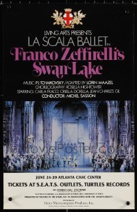 1d0945 LOT OF 11 UNFOLDED FRANCO ZEFFIRELLI'S SWAN LAKE STAGE POSTERS 1980s Tchaikovsky!